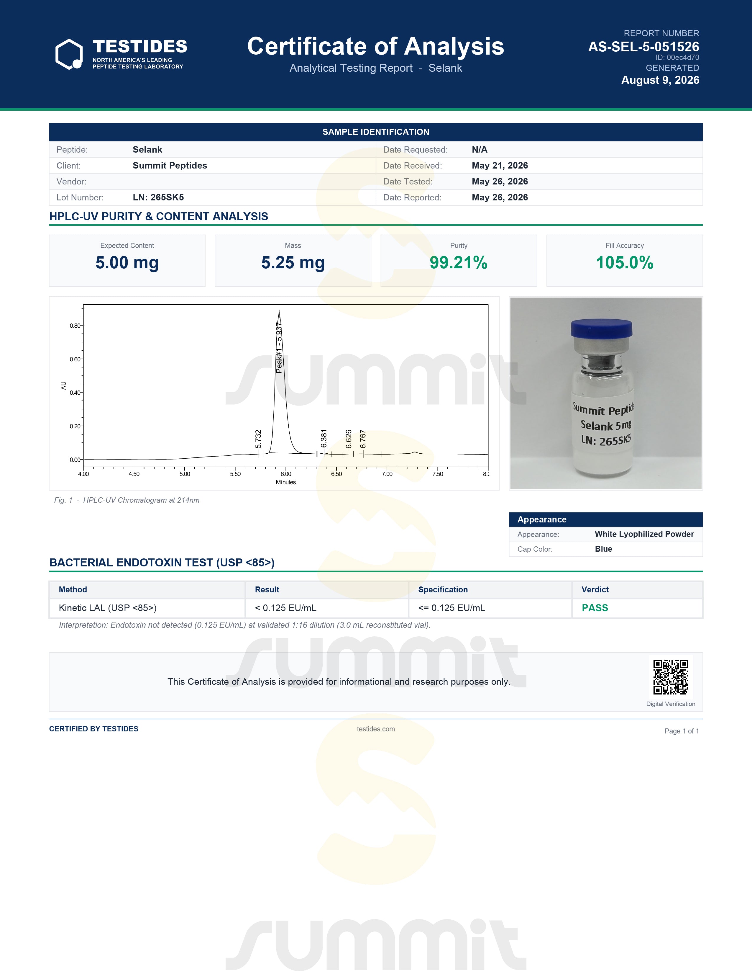 Selank 5mg